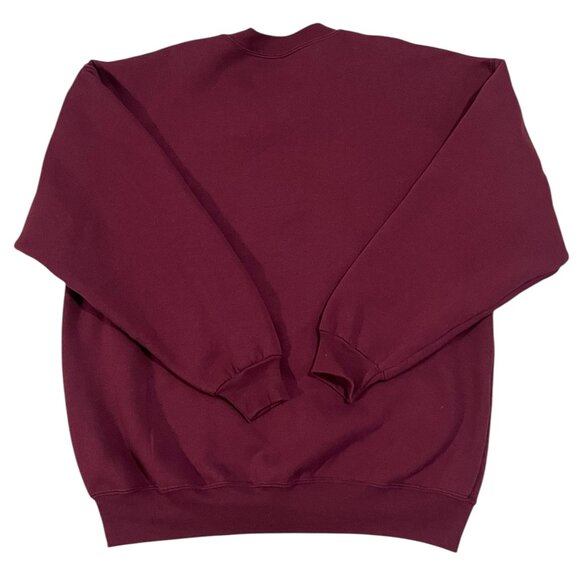 Vintage Allen School Of Nursing Sweatshirt Size L Dodger USA Pullover Red 90's - Picture 4 of 4